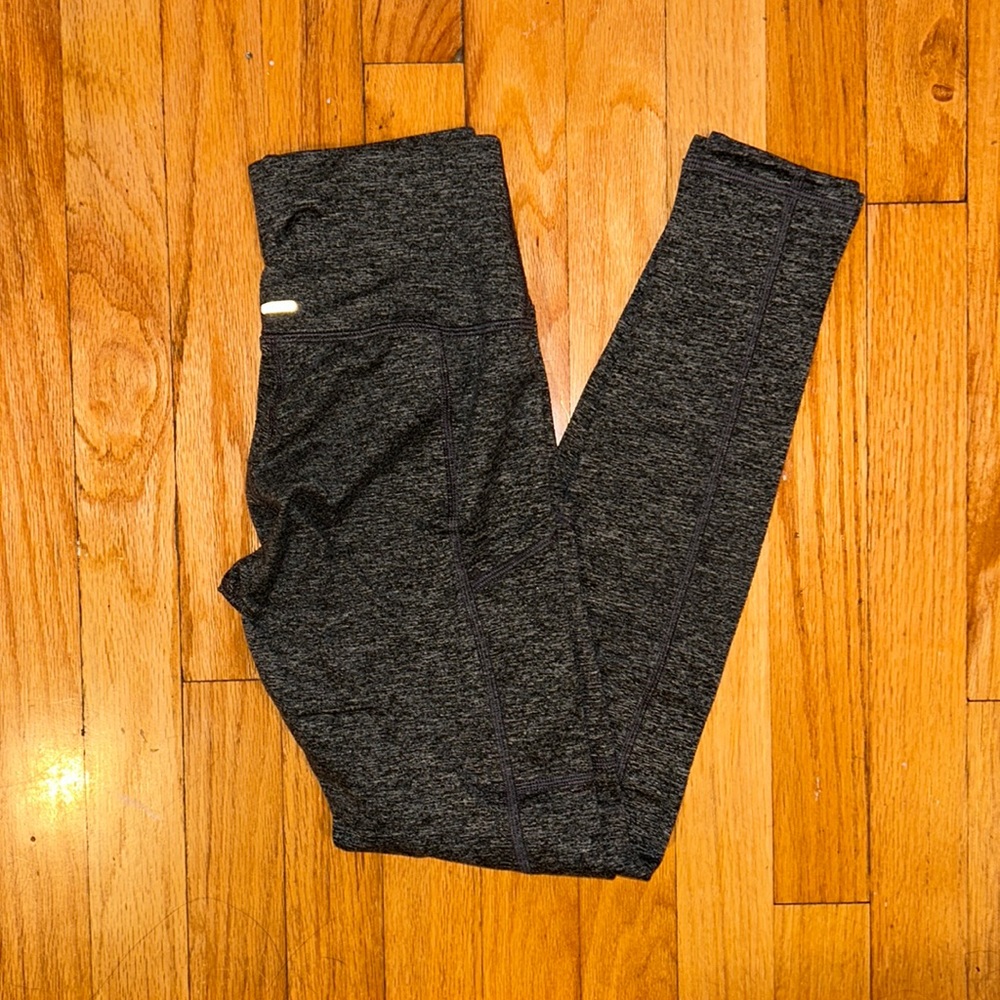 Gray heathered leggings
